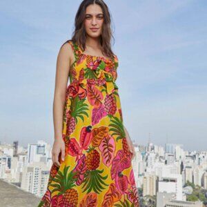 NWT Farm Rio Fruit Dream Dress M Maxi